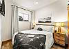 Bedroom 3: Queen bed, lower floor