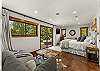 Bedroom 1: California king bed, walk-in closet, couch, private balcony, en-suite bathroom, upper floor