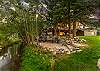 View of Stone Creek and the home