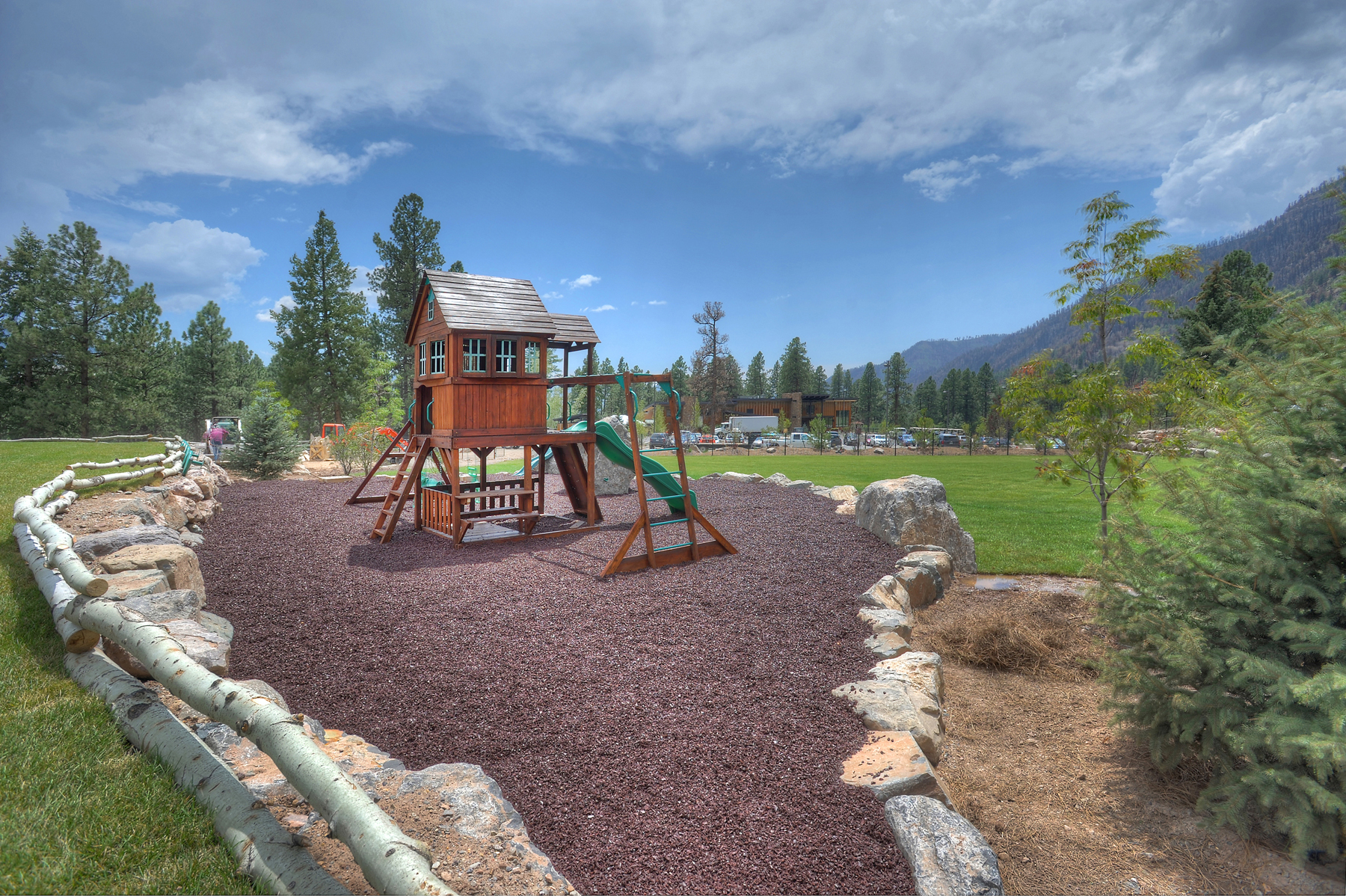 Outdoor play area.