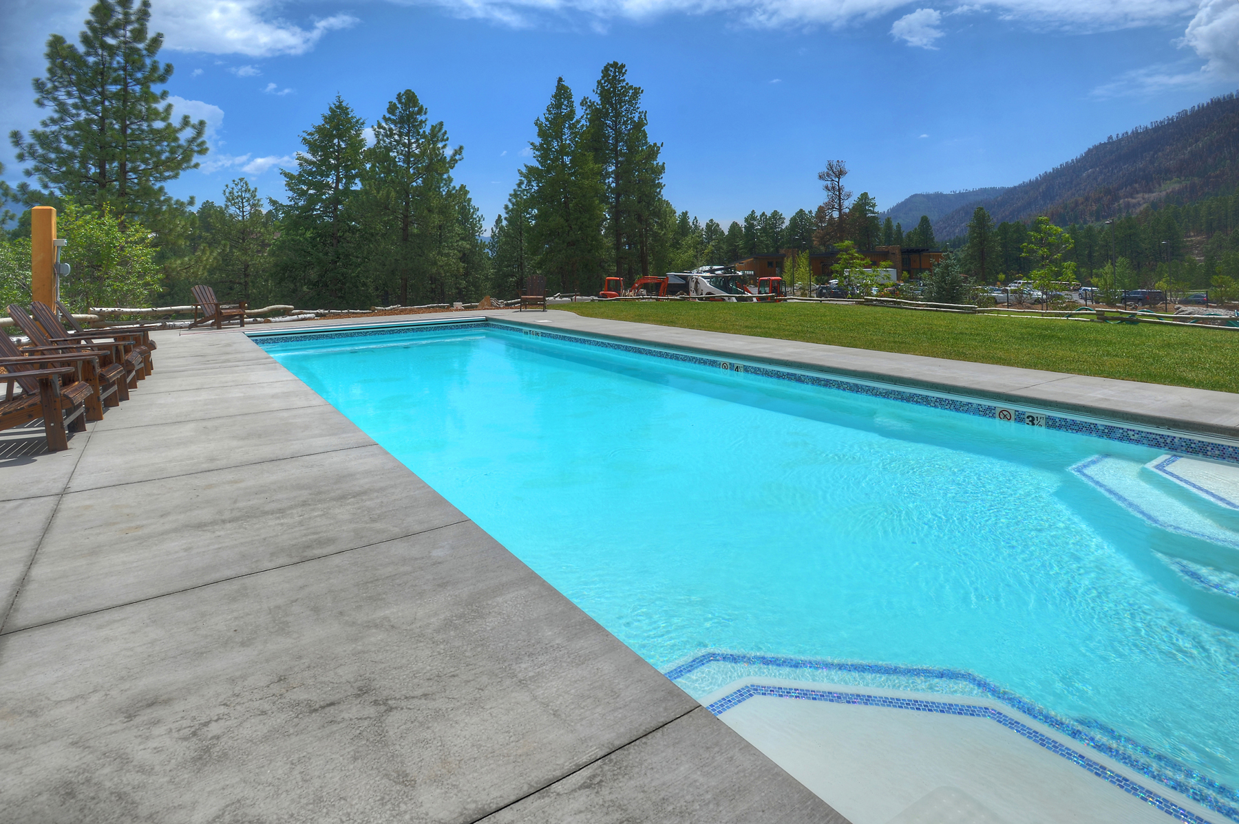 Outdoor pool.