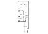 Floor plan of condo. 