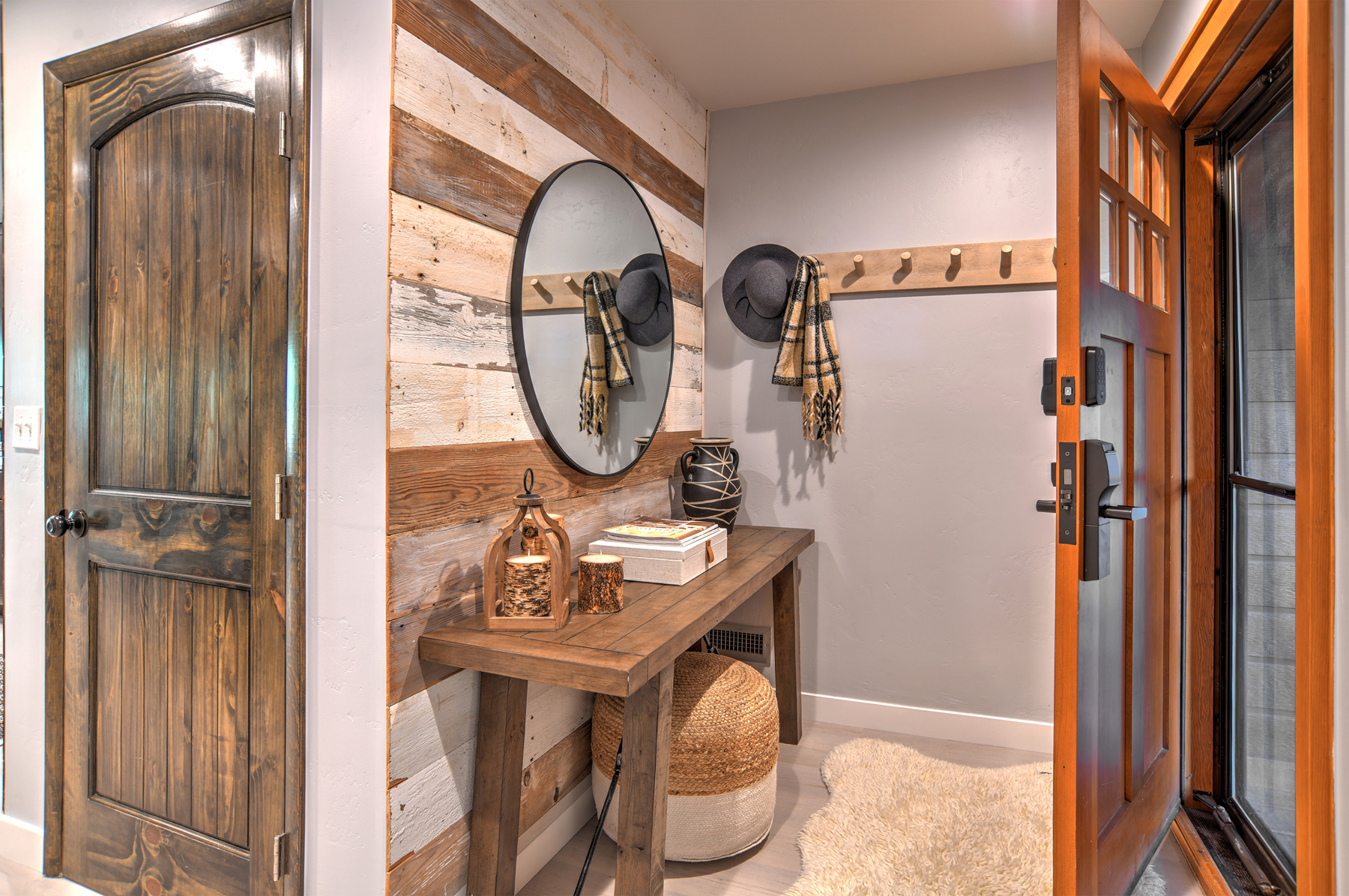 Entry way of home. 