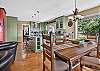Dining area with room for the whole group to gather.