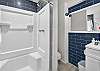 Full Bathroom 4: Shower only (Lower Level)
