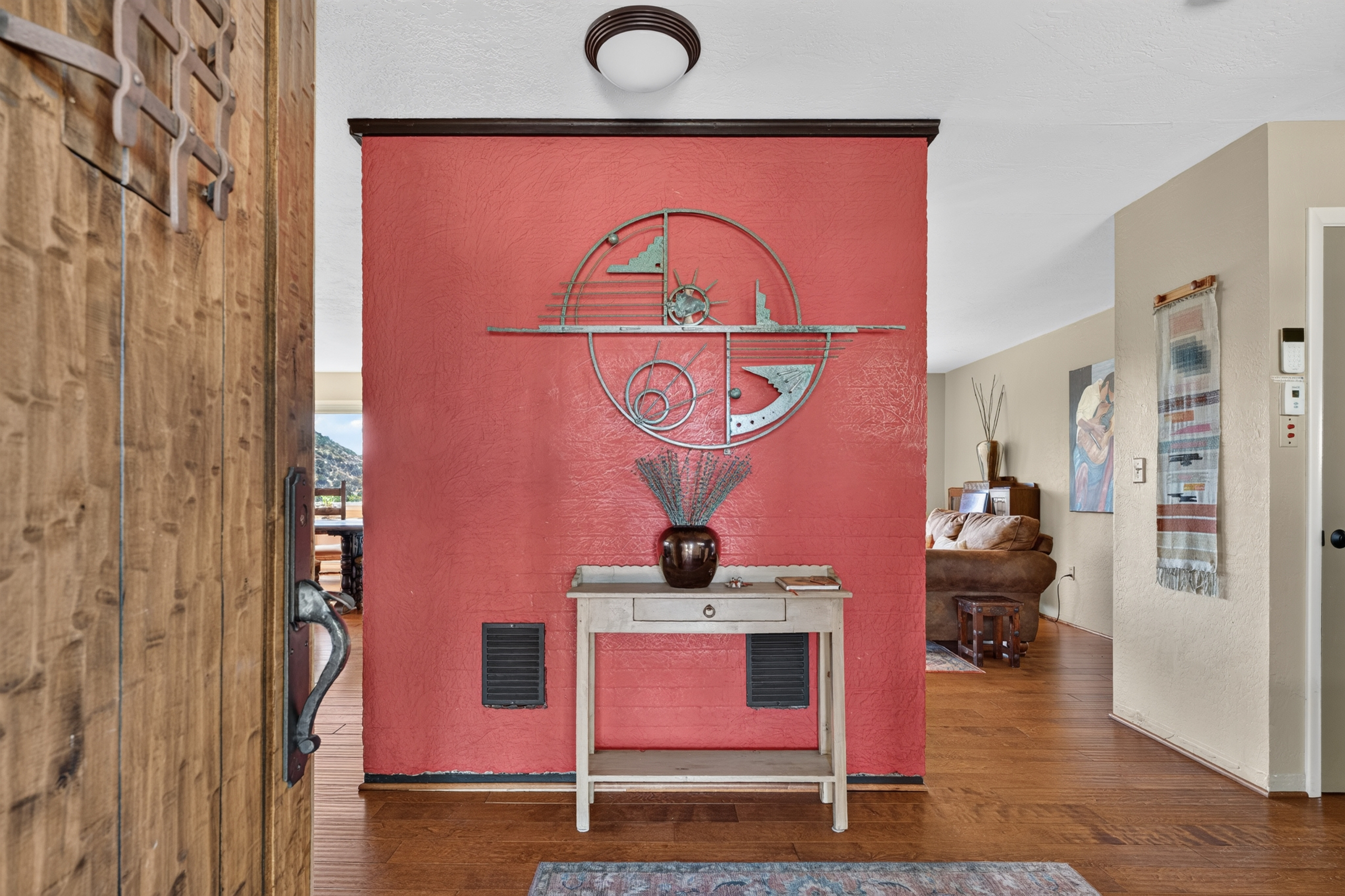 Entryway of home.