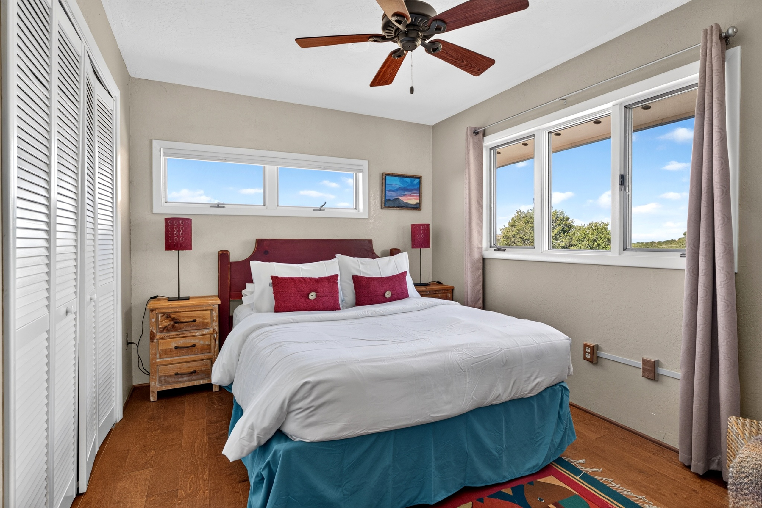Bedroom 2: Queen Bed (Main Level)