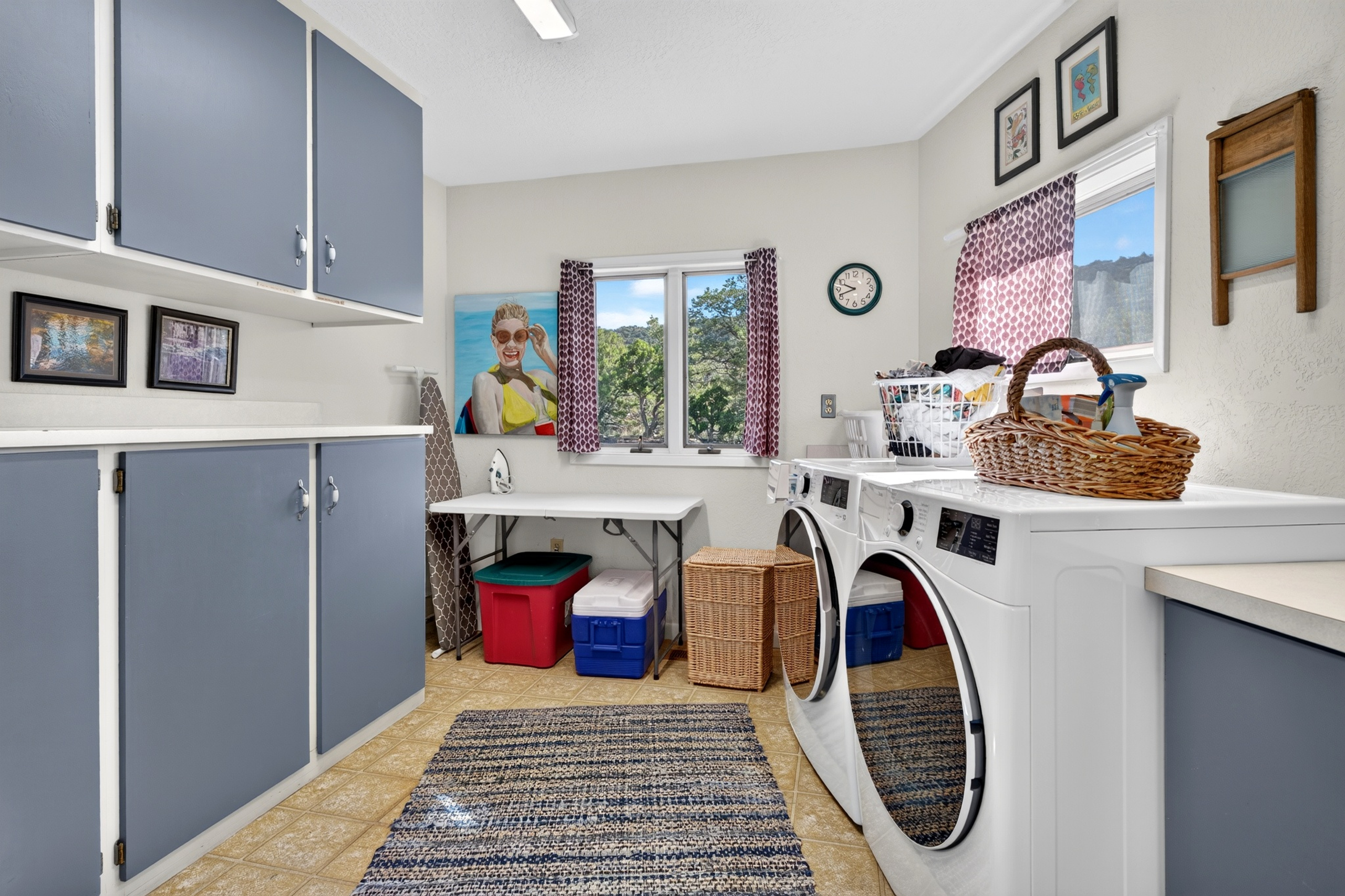 Keep things fresh with in-home laundry during your stay.