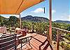 Mountain views from the deck.