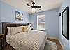 3rd bedroom with brand new king bed