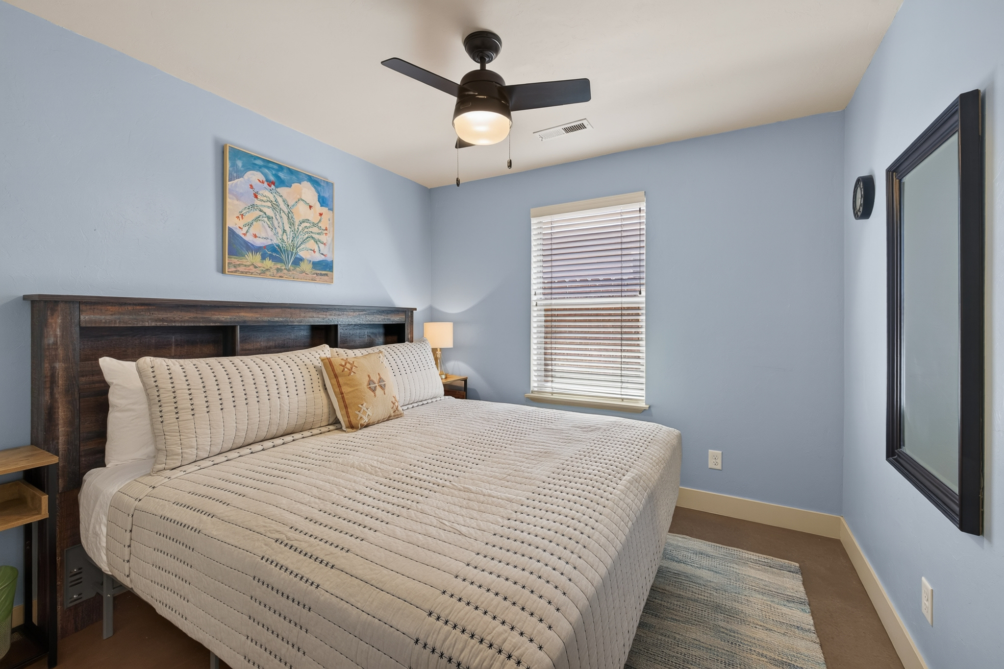 3rd bedroom with brand new king bed