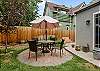 Enjoy morning coffee or evening conversations in the outdoor seating area.