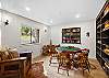 Gather around the poker table or curl up with a good book in the game room/library.