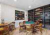 Gather around the poker table or curl up with a good book in the game room/library.