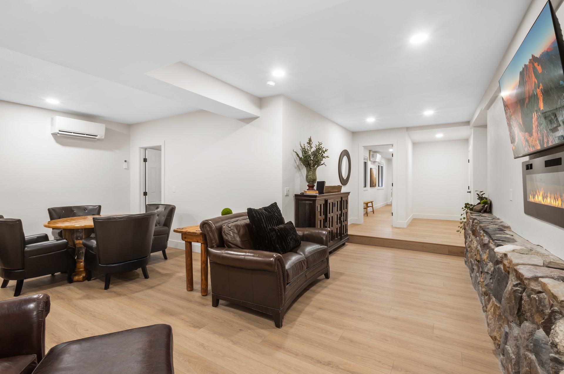 Living room #2 located on the lower level (first floor).