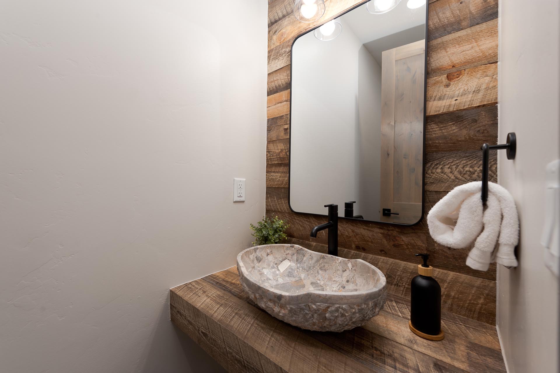 1/3 Bathroom off the Main Living Space