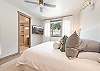 Master Bedroom - King, TV and attached bathroom