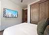 2nd Bedroom - King, TV & Deck Access (Ground Floor)