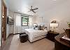 Master Bedroom - King, TV and attached bathroom