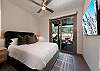 2nd Bedroom - King, TV & Deck Access (Ground Floor)
