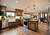Whip up your favorite meals in this beautifully designed kitchen