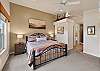The primary King bedroom includes an en suite bathroom. 