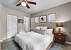 Unwind in this spacious king bedroom with a Smart TV and en suite bathroom.