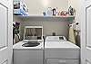 Keep things fresh with in-home laundry. 