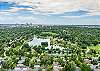 Eagle eye view of neighborhood.