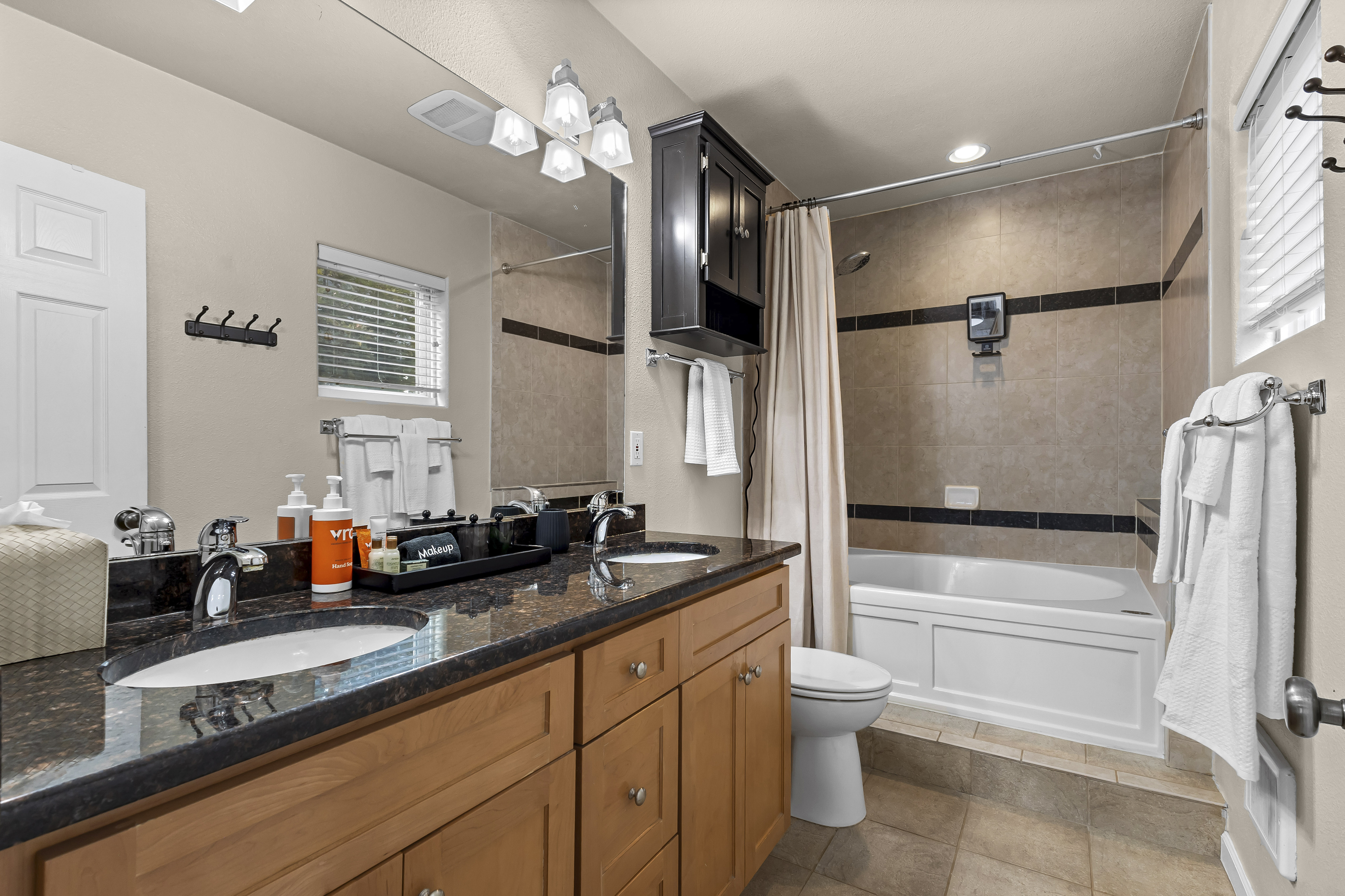En suite bathroom