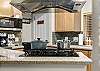 A gas grill and plenty of pots and pans are available for your home cooked meals. 