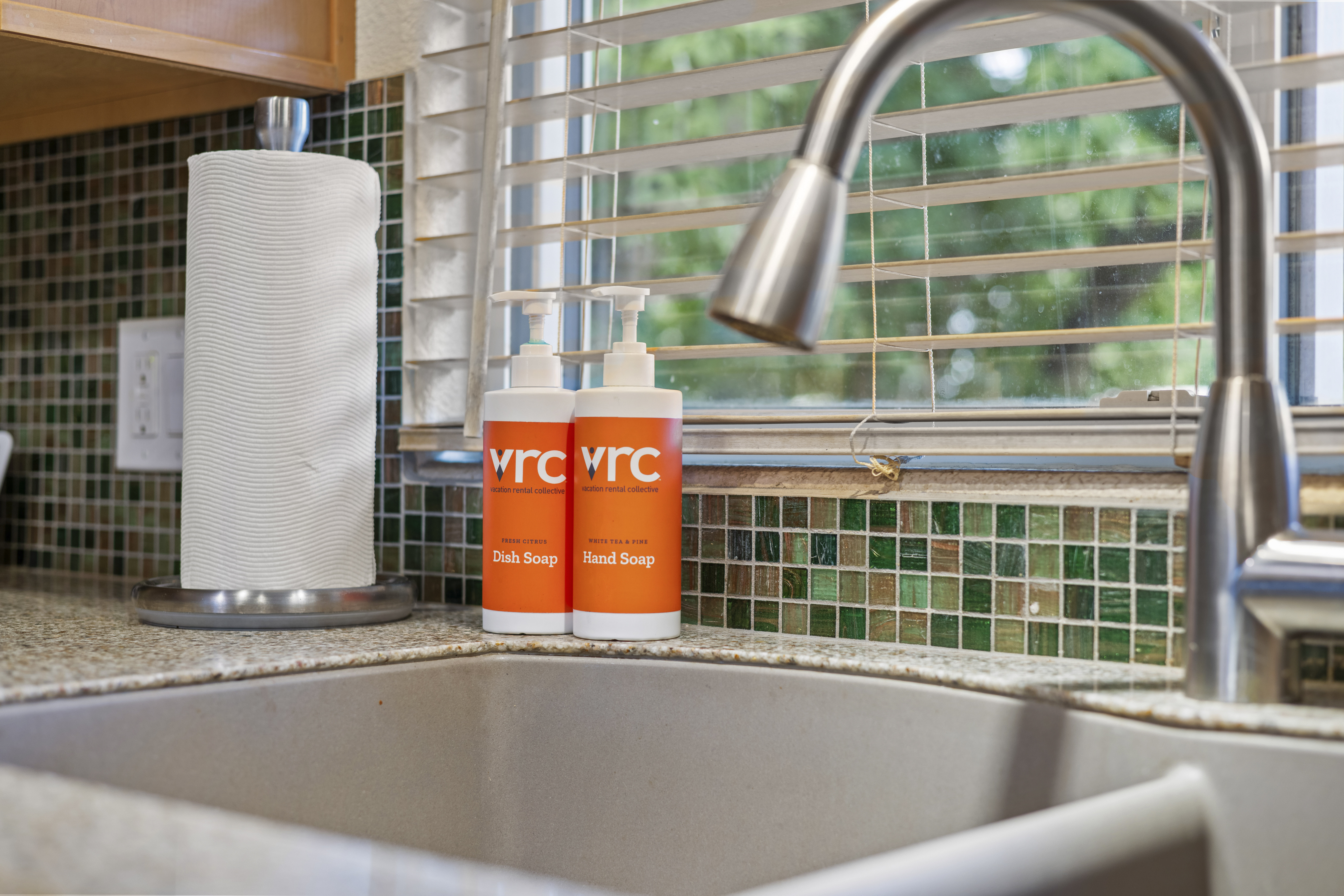 No need to stock up, we provide dish and hand soap!