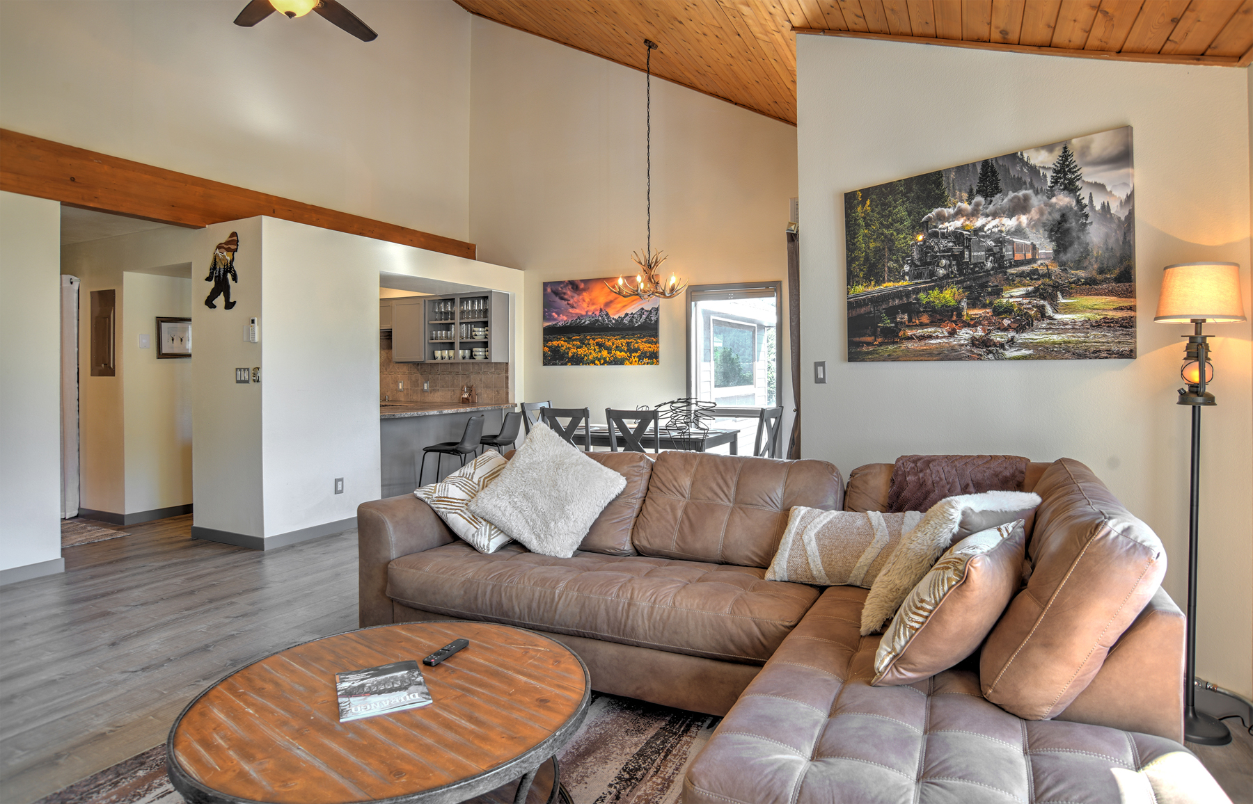 Main Living and Dining Spaces