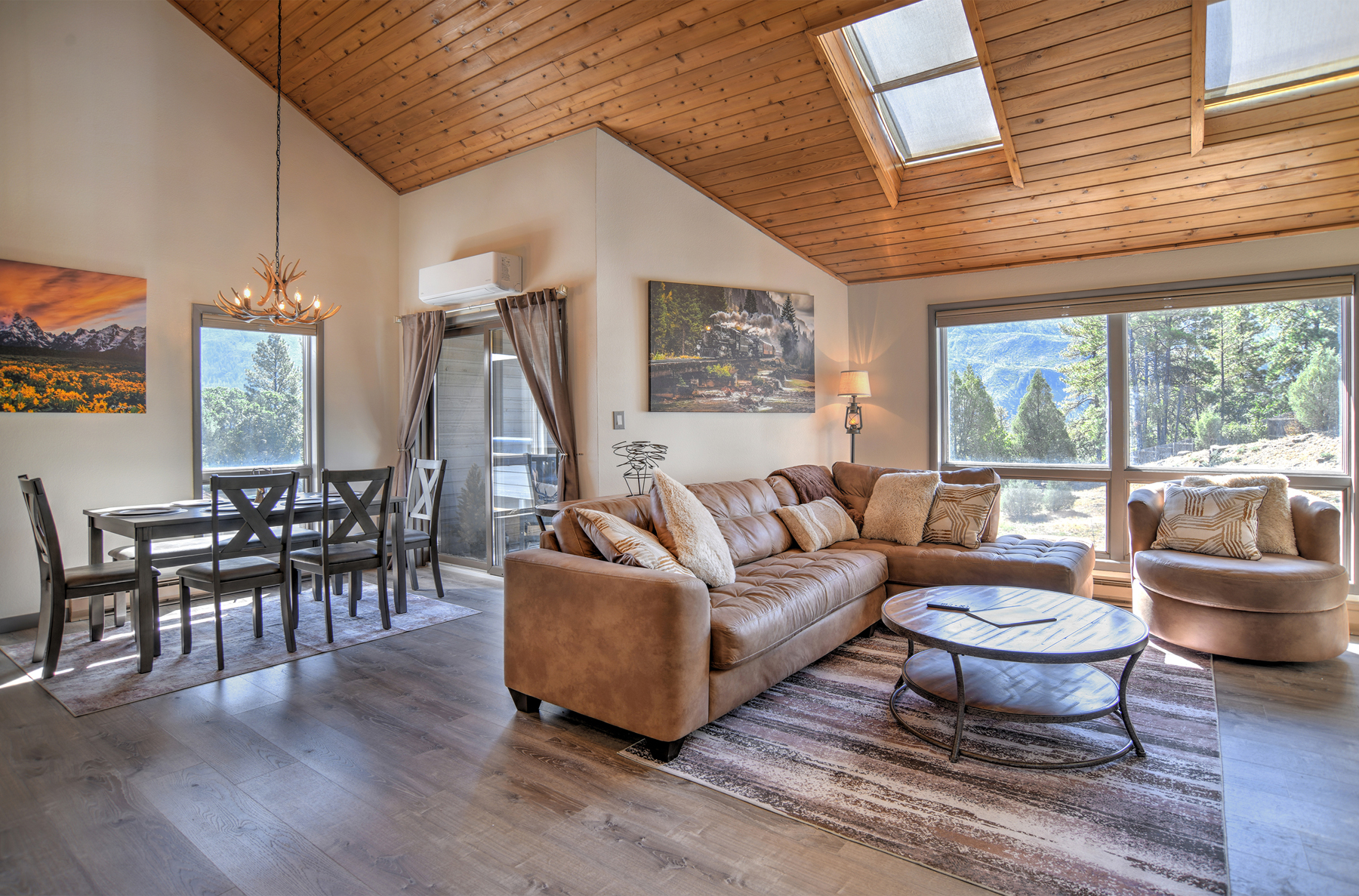 Main Living and Dining Spaces