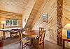 Our open loft offers comfort and relaxation with a futon, Smart TV, books and a great remote workspace. 