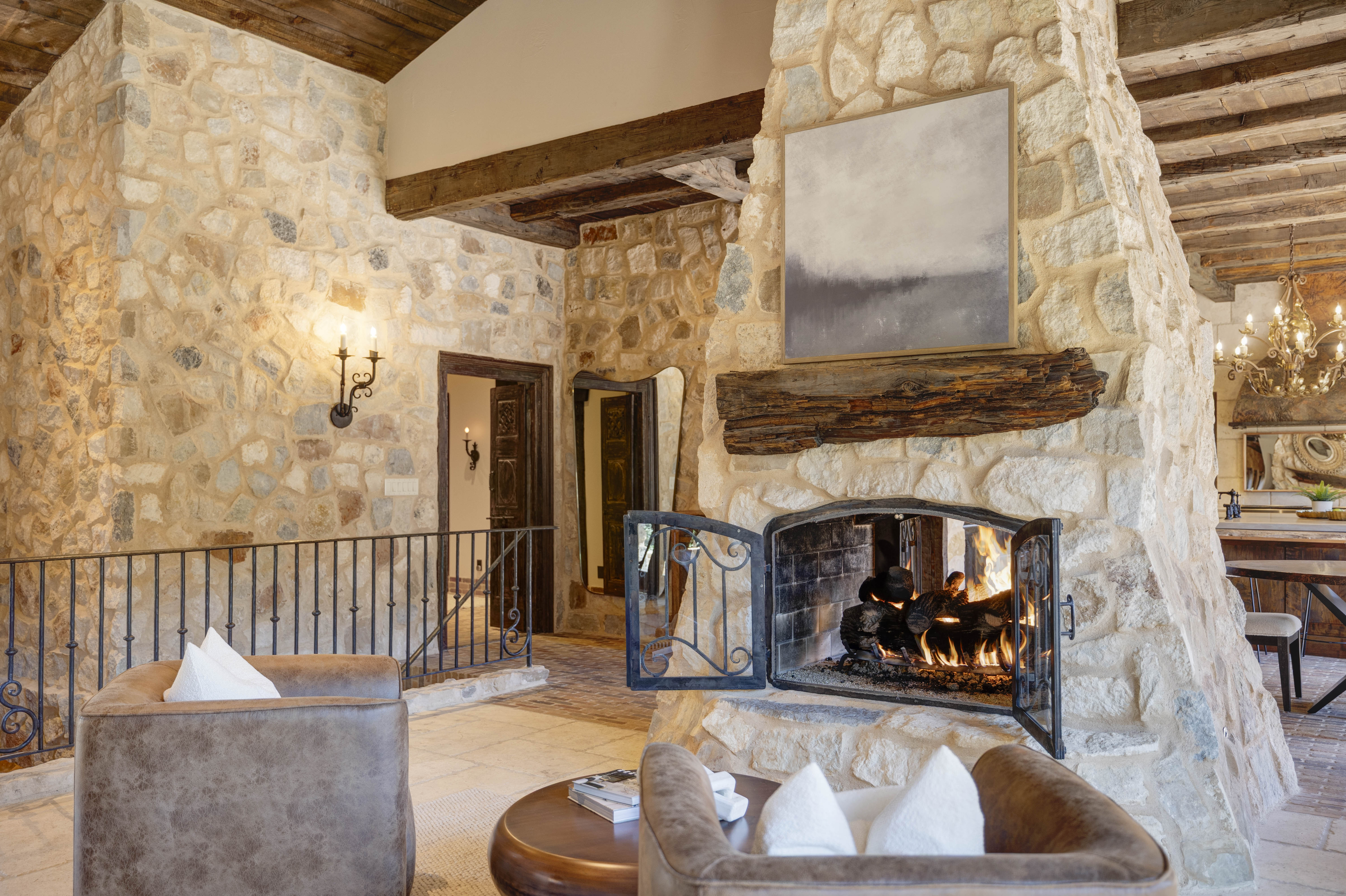 Cozy up in style- this living room is perfect for relaxation and gathering.