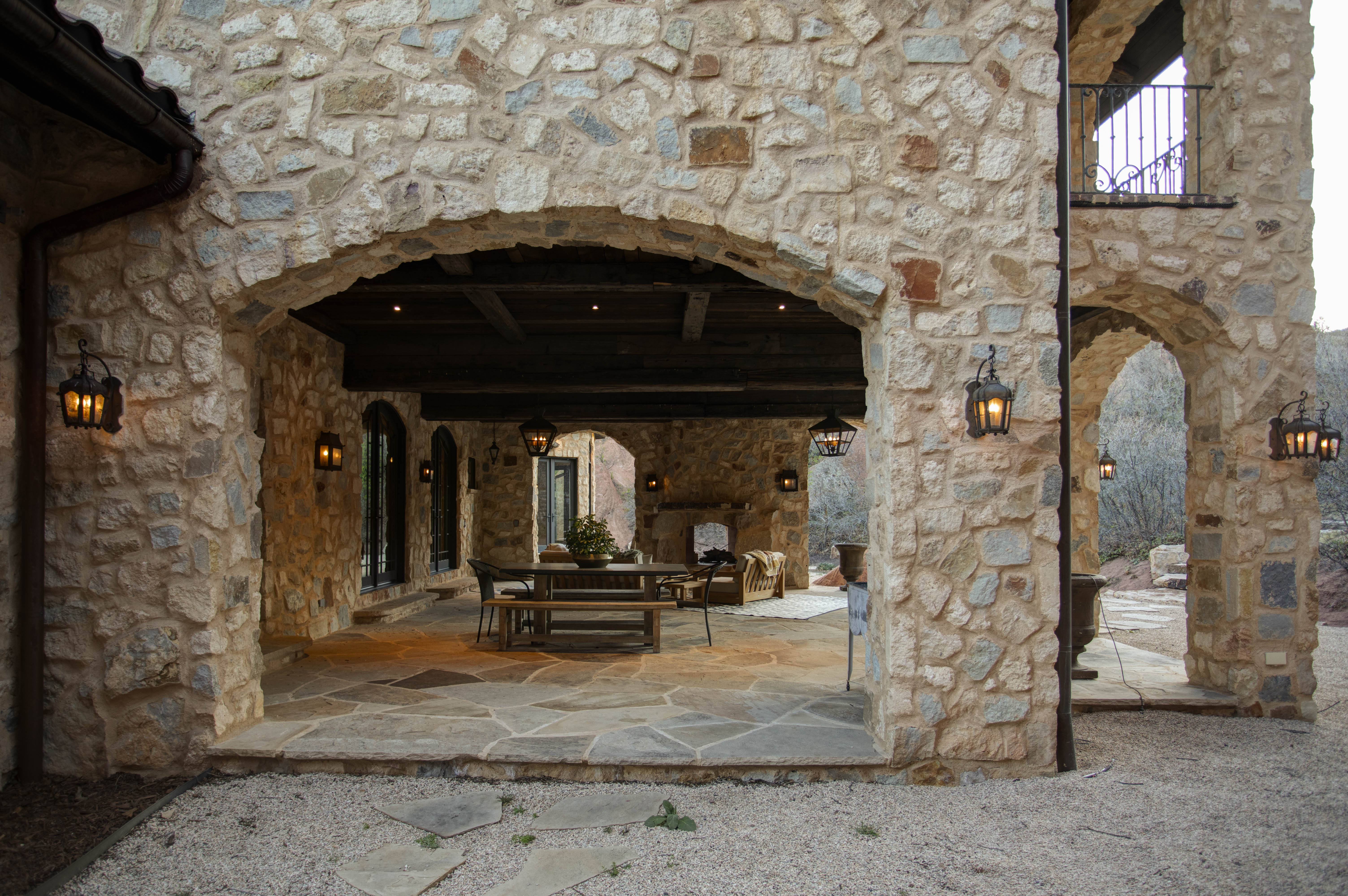 Coffee, wine, or just conversation — the patio has room for it all.