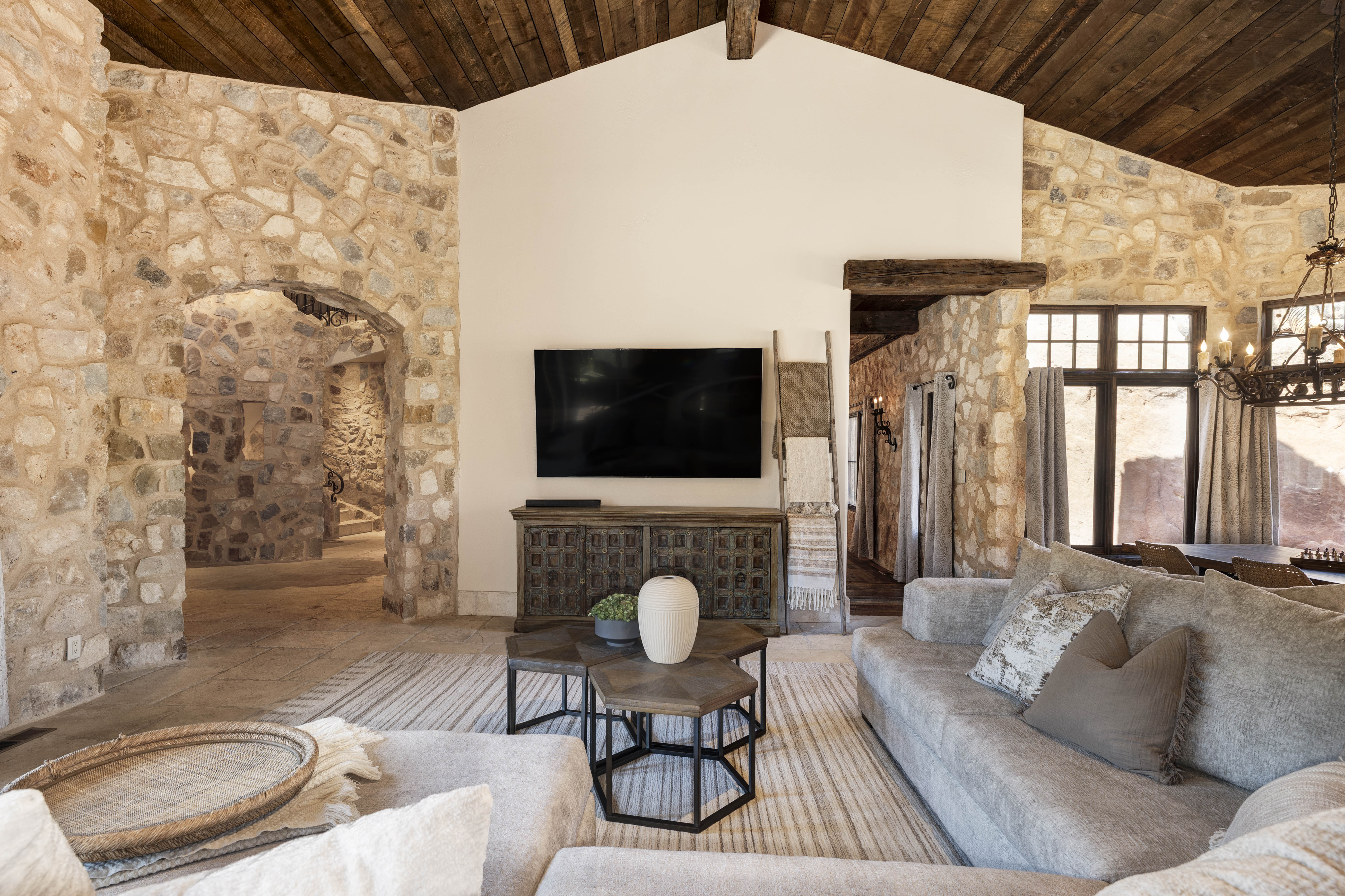 Cozy up in style- this living room is perfect for relaxation and gathering.