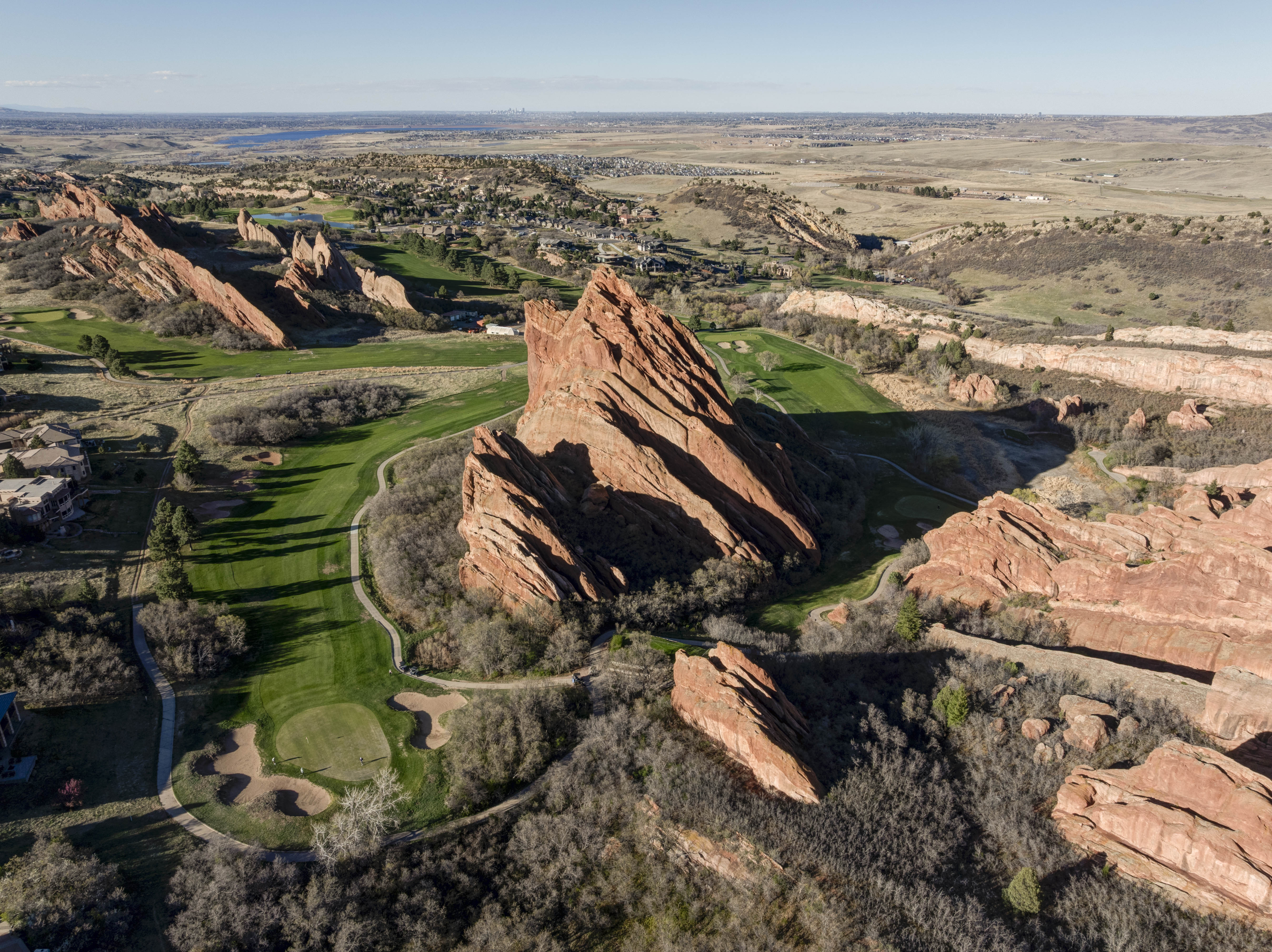 View of the nearby Arrowhead Golf Club.