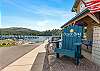 The Dover Bay Marina is steps from the front door