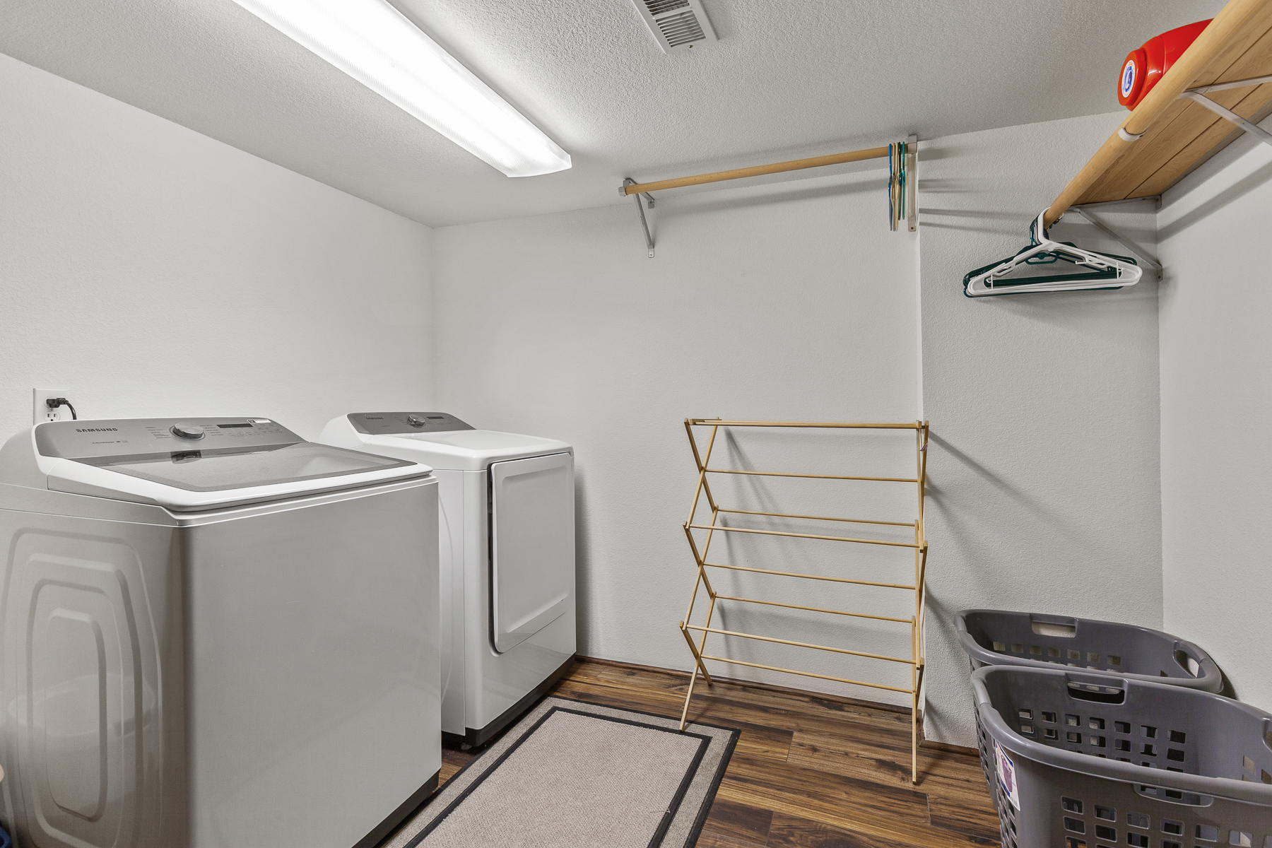 Keep things fresh with in-home laundry during your stay.