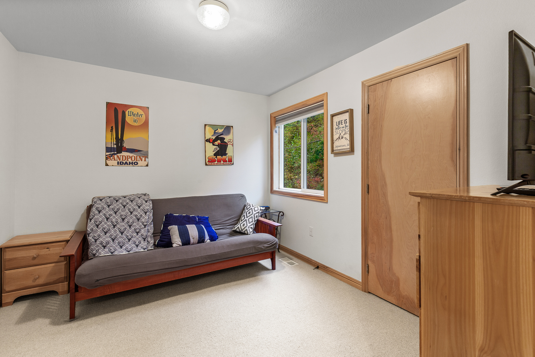 Sofa bed offers additional sleeping space