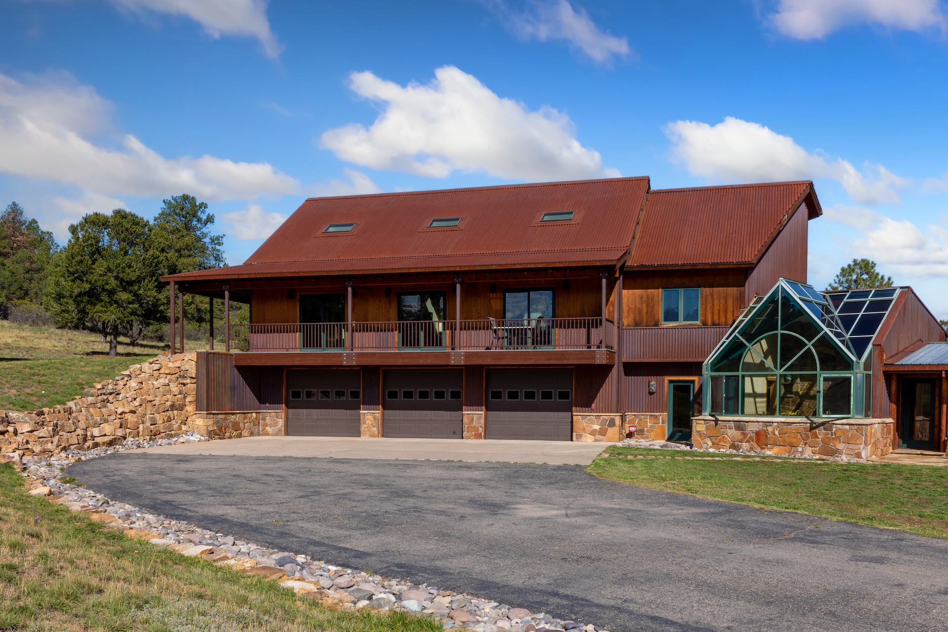 Guests have access to park one car in the garage, with additional space in the driveway. 