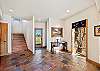 The entryway to the home. Hang out in the green house or head upstairs to the main living area. 