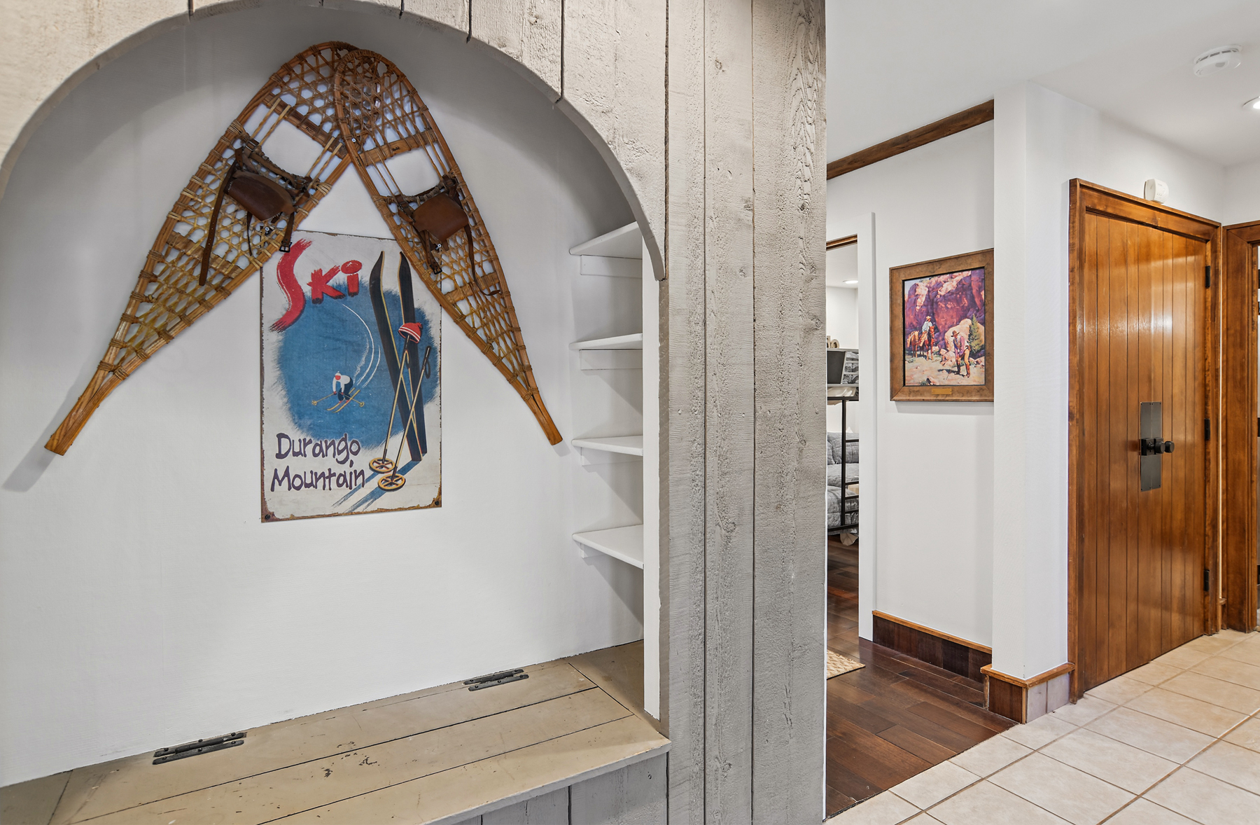 Entryway area of condo.