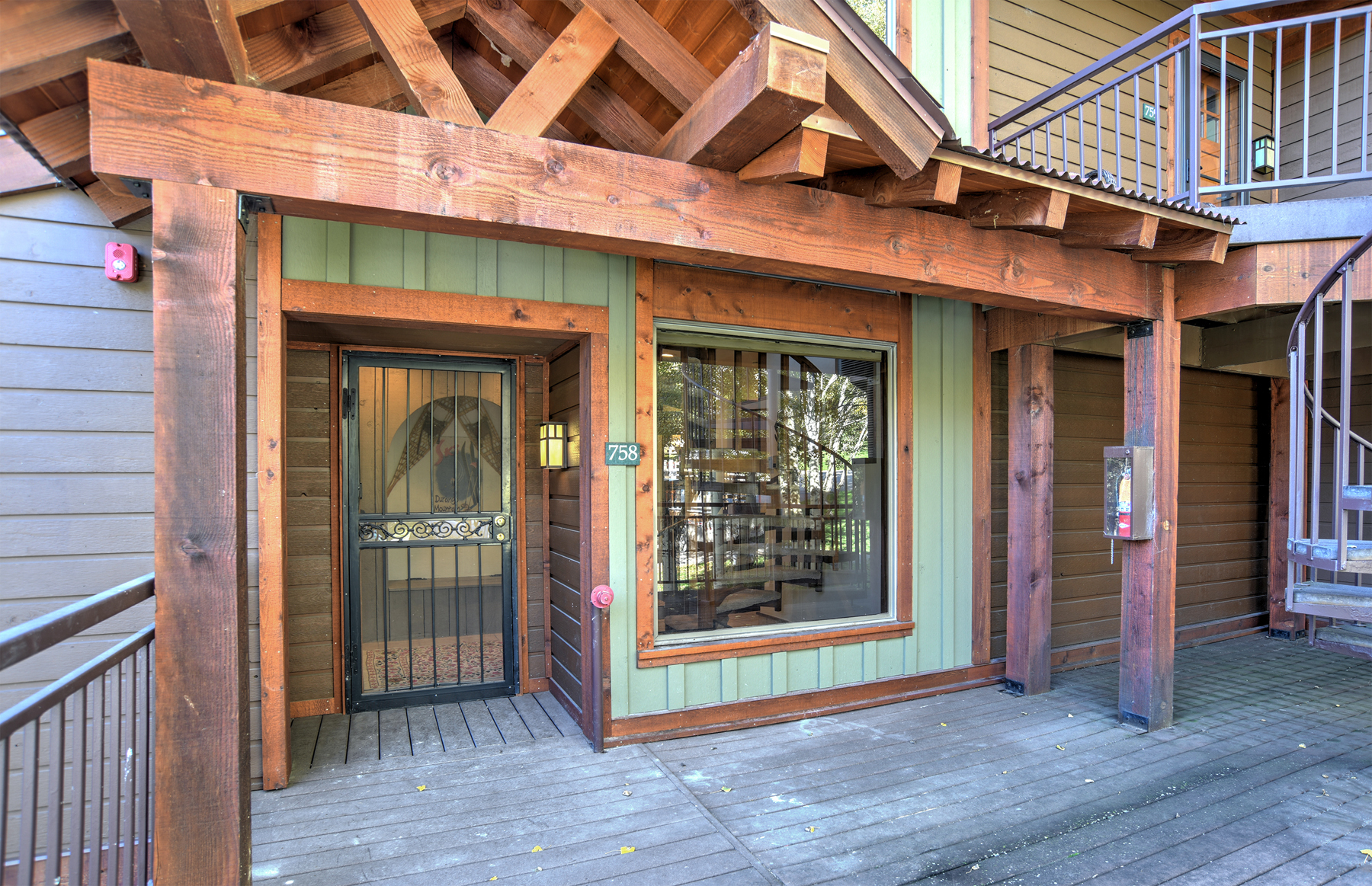 Front door of the condo. 