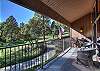Views of the golf course from the deck.