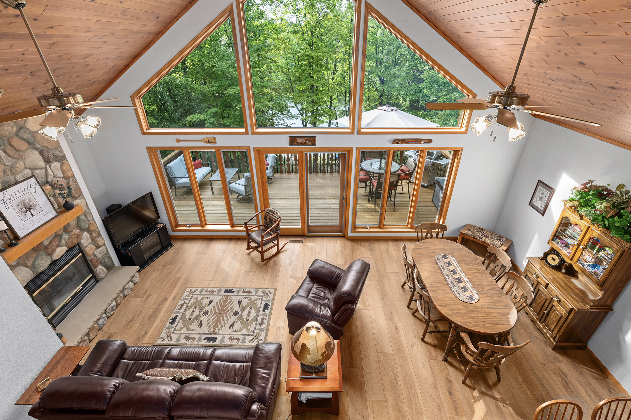 Views from the loft.