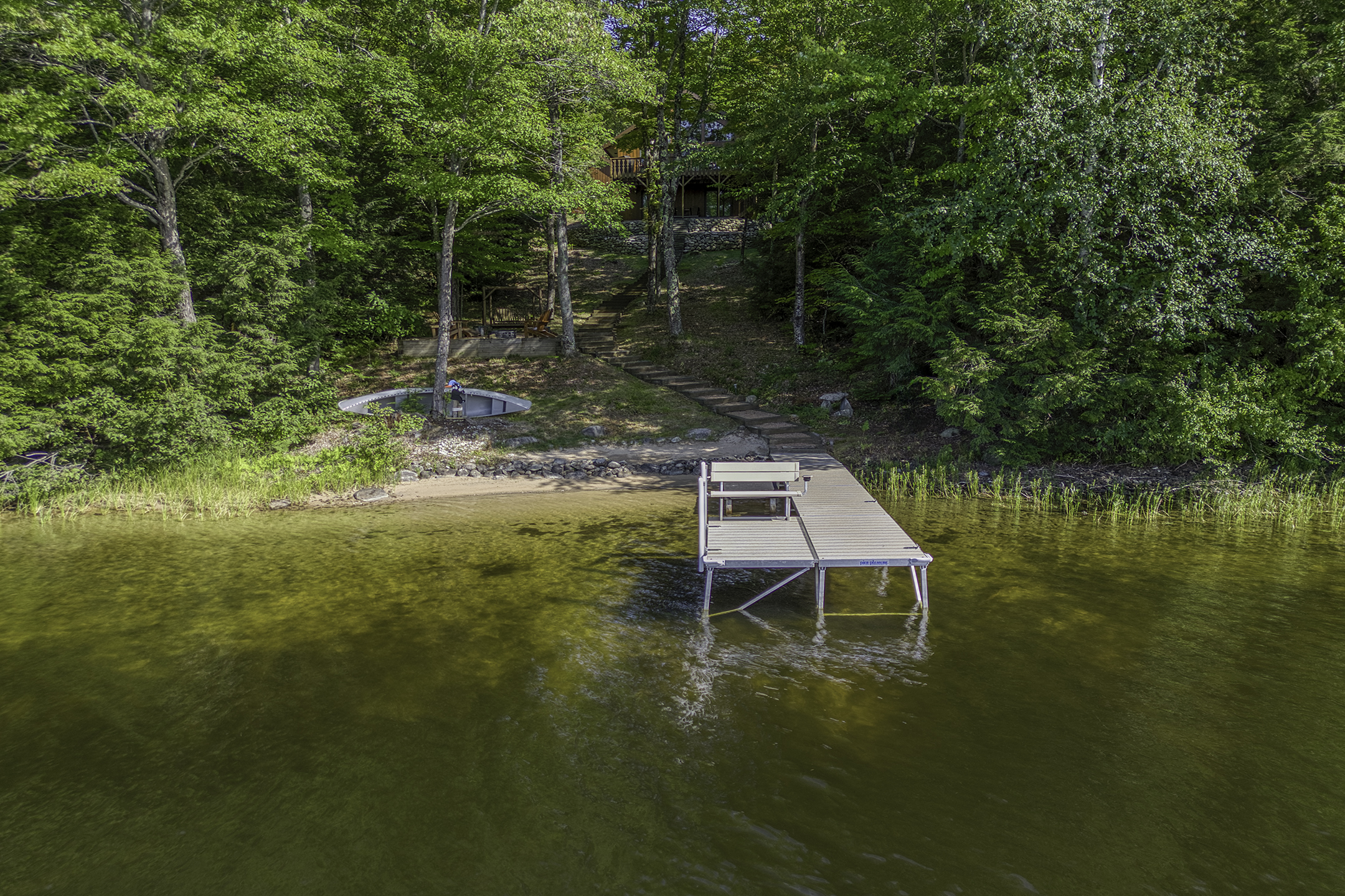 Dock with room to tie up your own boat