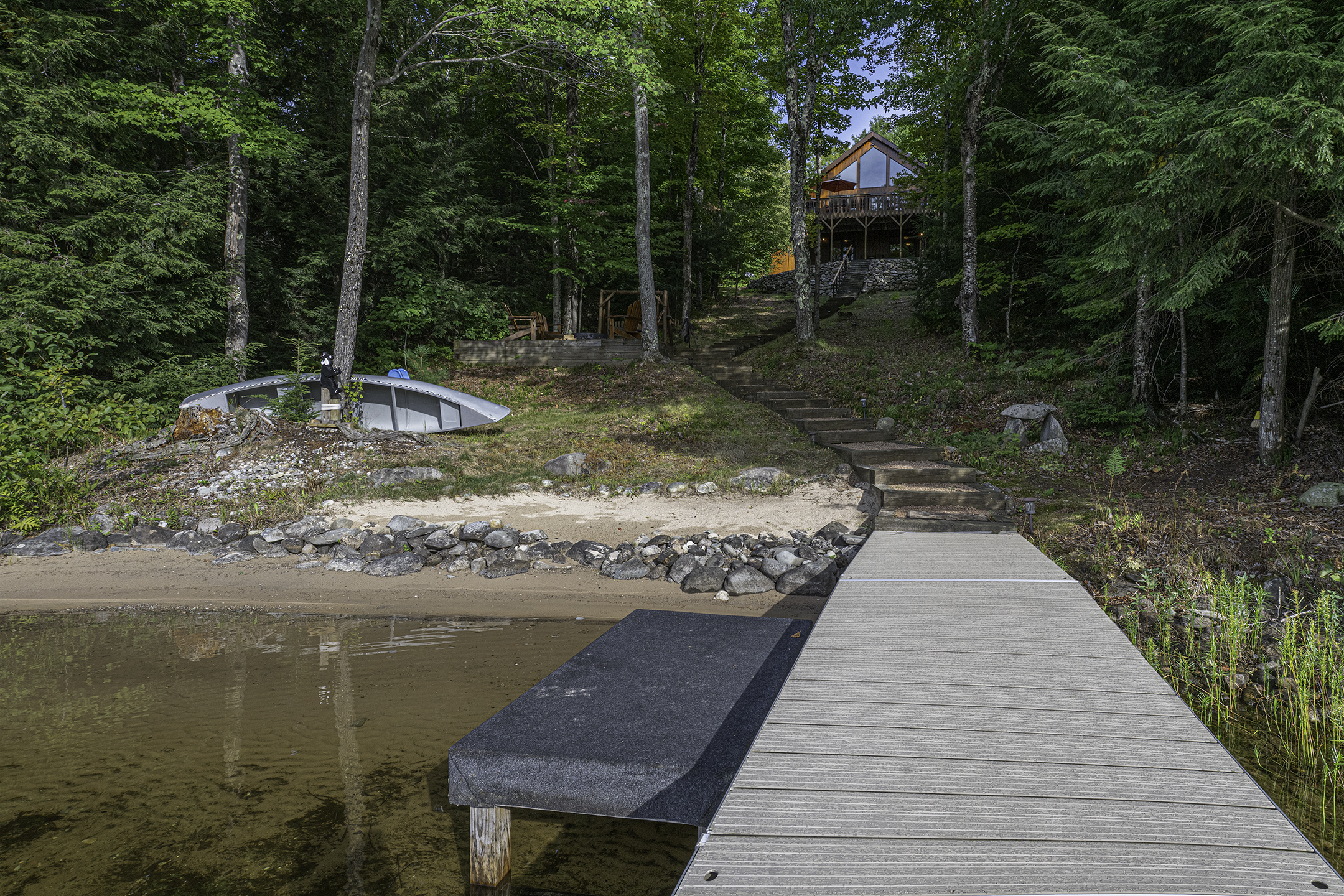 Dock with room to tie up your own boat